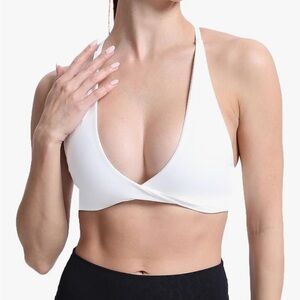 Aoxjox Women's Fitness Metamorph Sienna Twist Sports Bra / Yoga Crop Tank XL